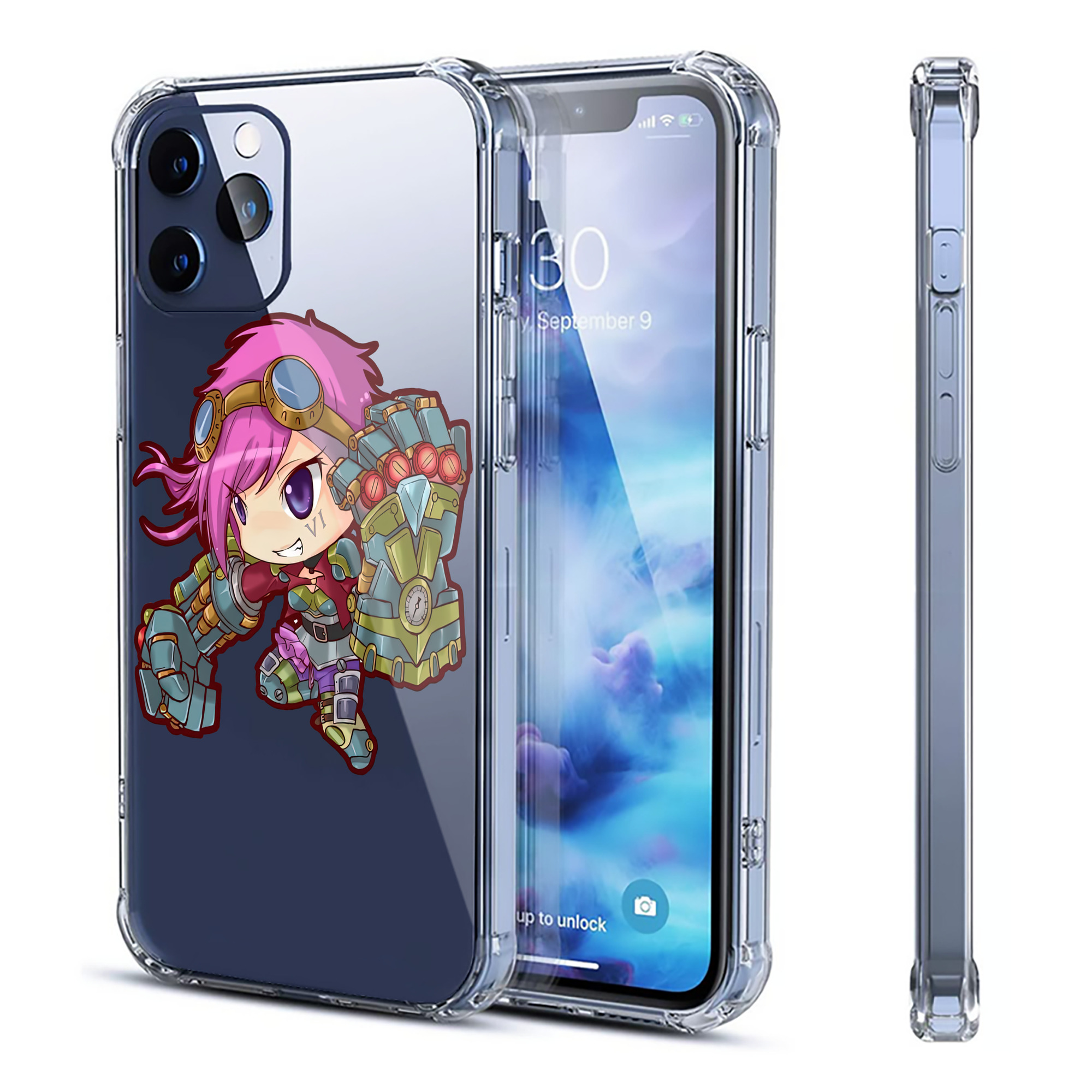 （画像用） リーグ・オブ・レジェンド League of Legends LOL 【iPhone 12シリーズ対応】透明スマホケース（クリアソフトケース）